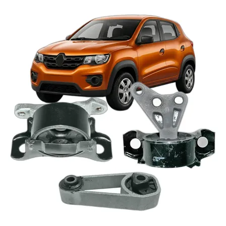 Kit Coxim Motor E Cambio Kwid 2017 2018 2019 2020 2021 2022