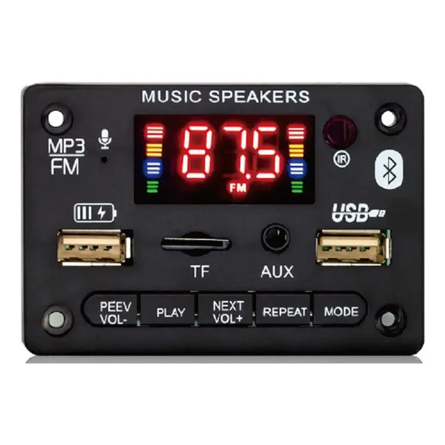 Modulo Mp3 Bluetooth Amplificado 80 Wats Con Puerto De Carga