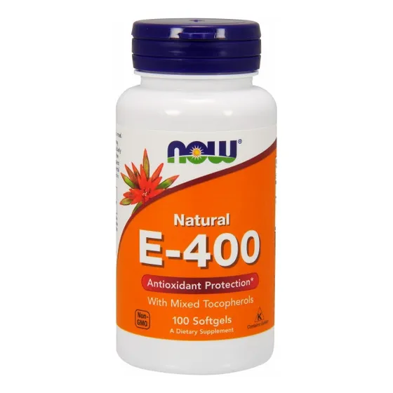 Complemente La Vitamina E-400 De Now Foods Con Una Mezcla De