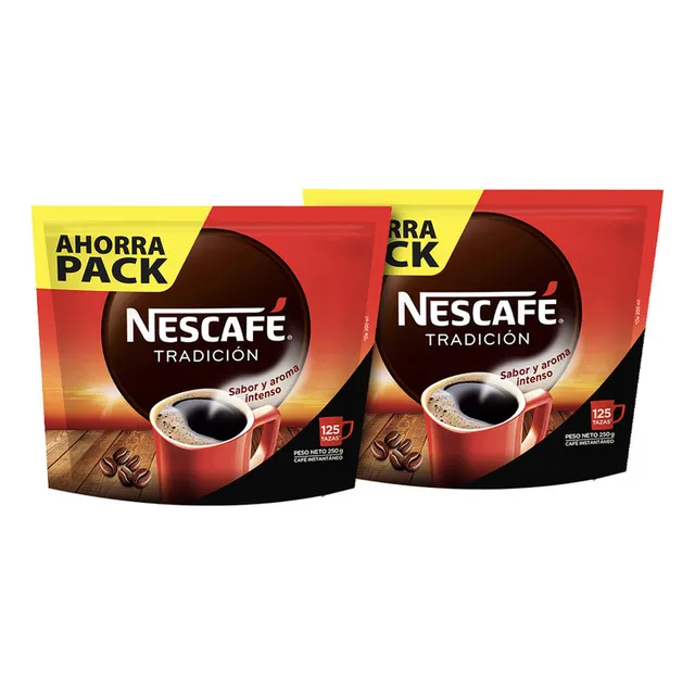 Pack 2 Cafés Nescafé Tradición Doypack 250g