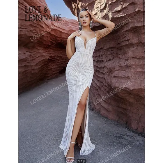 Vestido De Novia O Fiesta Blanco Importado Love&limonade