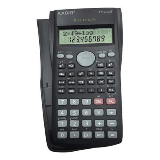 Calculadora Cientifica 240 Funciones 2 Lineas Kadio Kd-350ms