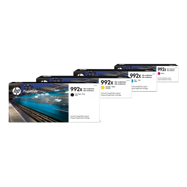 Jgo De Cartuchos Color Hp 992x Pagewide Pro 750 772 777 20k