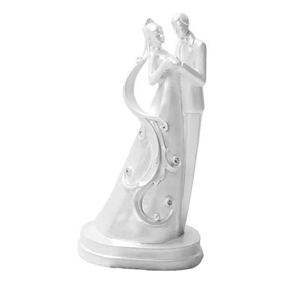 Aplicável A Estatuetas De Noiva E Noivo De Resina, Bonecas