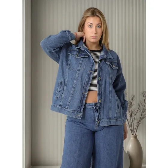Campera Jean Varios Modelos Kamoo Tendecia Plus Size 46 - 54