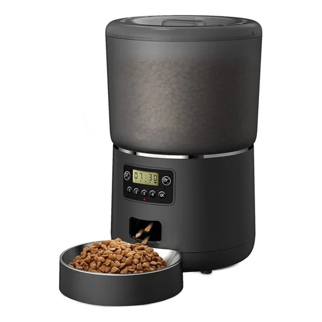 Dispensador Automático De Alimentos Con Cámara Wifi  4l