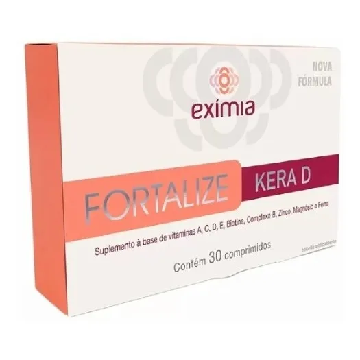 Eximia Fortalize Kera D 30 Comp- Suplemento P/cabelo E Unhas