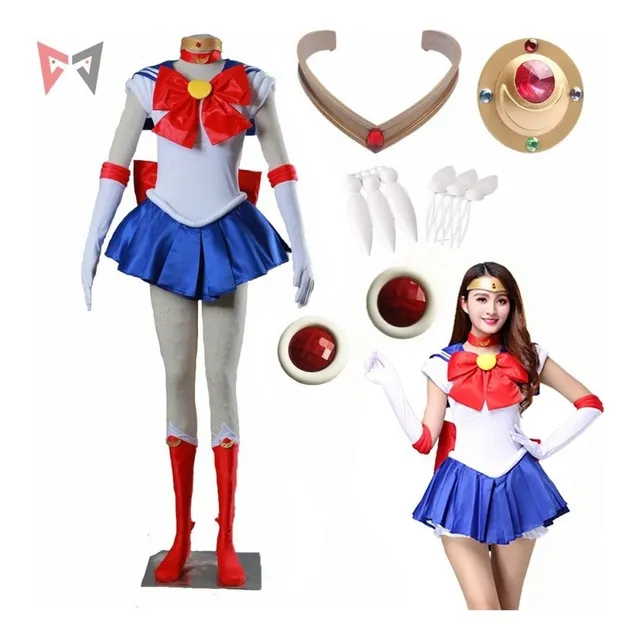 . Disfraz De Disfraz Infantil De Sailor Moon Usagi Tsukino Par