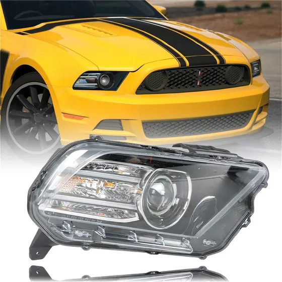 Conjunto Faro Delantero Repuesto Para Ford Mustang 2013-2 Rh