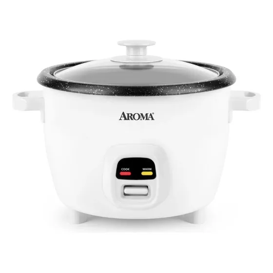 Arrocera Eléctrica Aroma 2 En 1 Con Vaporera Para 20 Tazas Color Blanco Frecuencia 60 Hz