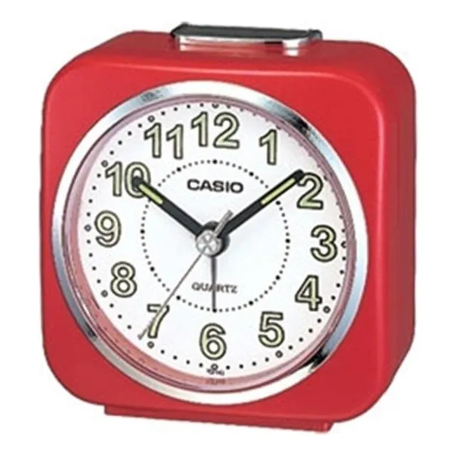 Casio Tq-143  4 Table Parte Superior Despertador Viaje Rojo