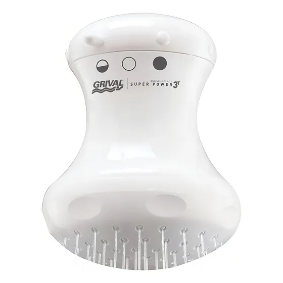 Ducha Eléctrica Grival 110v Súper Power 3 Temperaturas Color Blanco 734300001