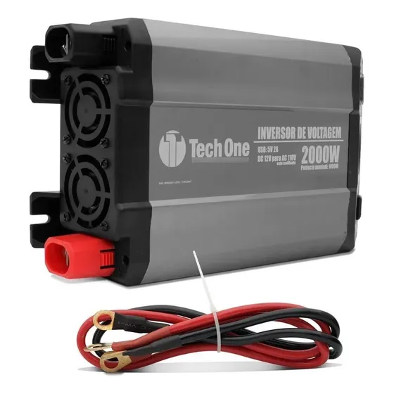 Inversor De Tensão 2000w 12v 220v 110v Conversor De Energia