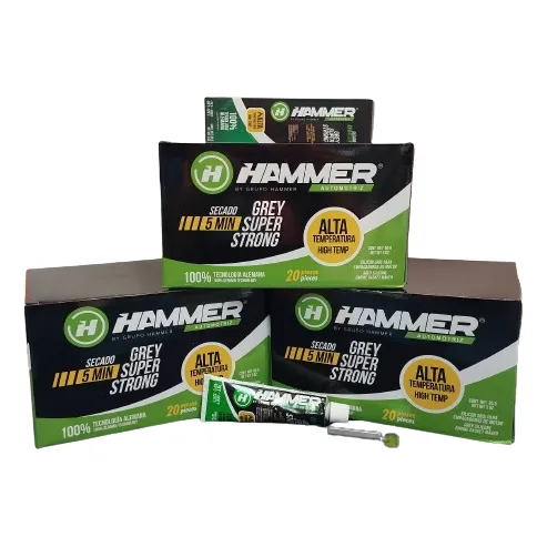 Silicón Gris Alta Temperatura Hammer 