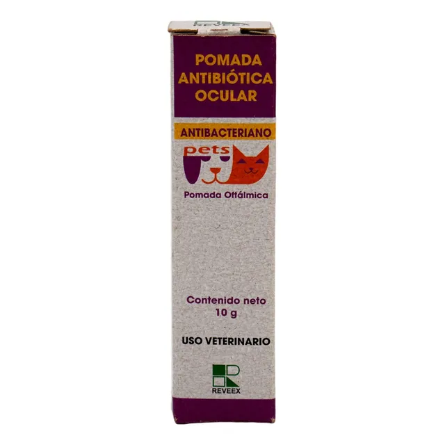 Pomada Antibiótica Ocular Reveex Para Perros O Gatos ( Ojo )