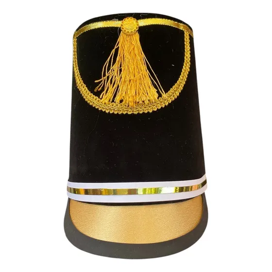 Sombrero Principe Cascanueces Niño Traje Disfraz Negro-dorado