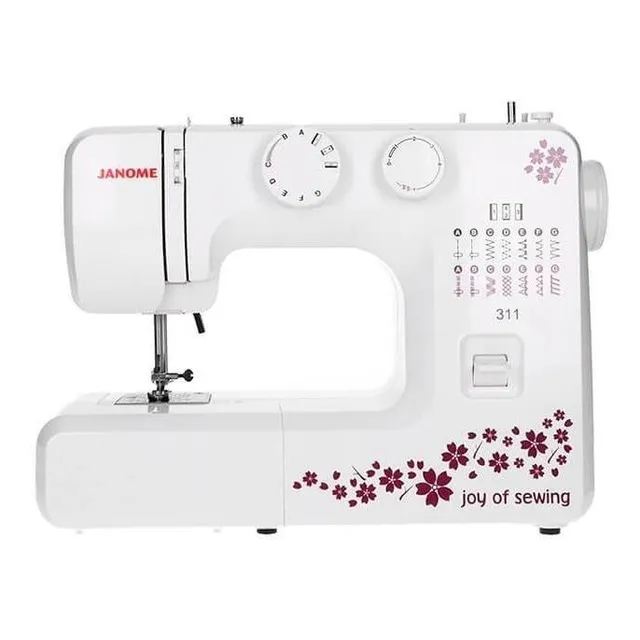 Máquina De Coser Recta Janome 311 Portable Color Blanco