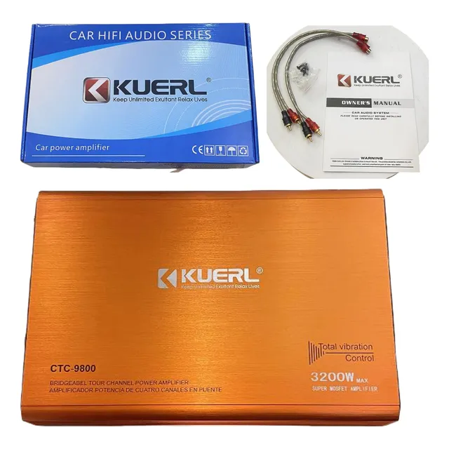 Amplificador De Carro Automotivo 4 Canais De 3200 W