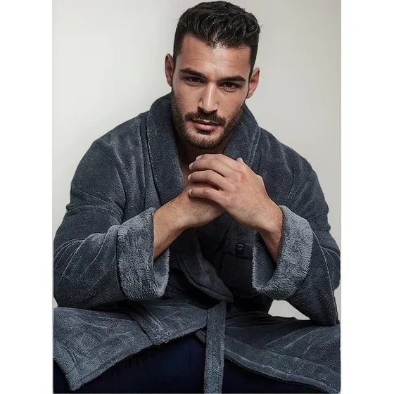 Bata Hombre Super Soft Peluche  Tipico  Art 773