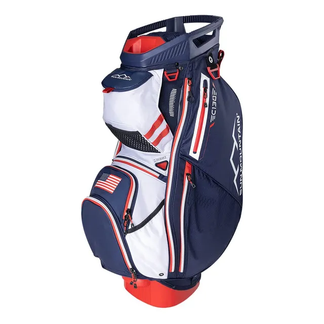 Hombre Sun Mountain C-130 Carrito Bolsa '24 Azul Marino Rojo