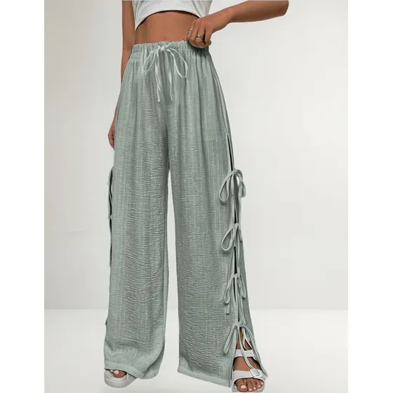 Pantalon De Lino Lx13016