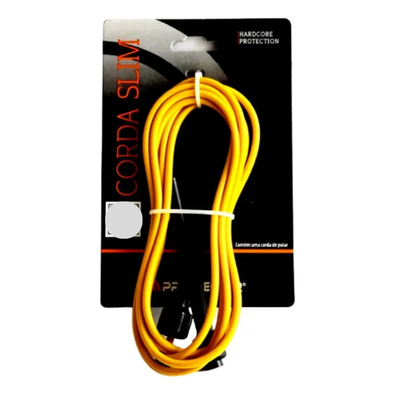 Corda De Pular Slim Pvc Treino Iniciante 3 Metros Ajustável