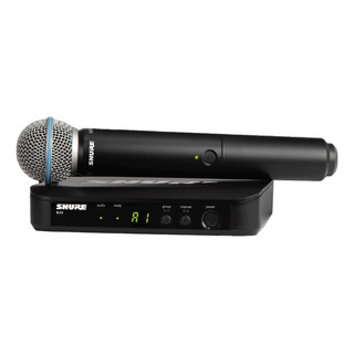 Sistema De Microfone Sem Fio Shure Blx24br/b58-j10 Beta 58 Sistema De Microfone Sem Fio Shure Blx24br/b58-j10 Beta 58