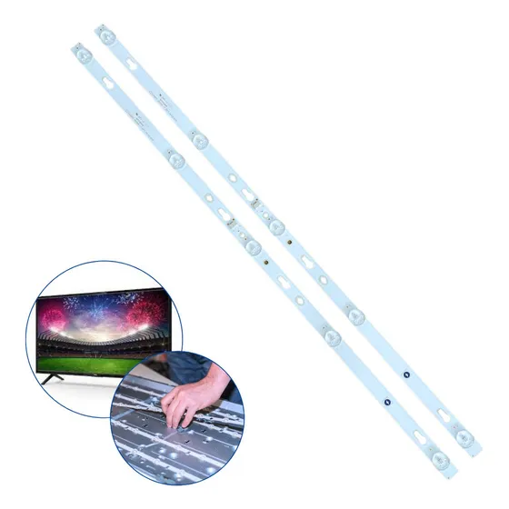 Kit 2 Barras De Leds 32s6500 32s6500s 32s5300 Tc32fs500b