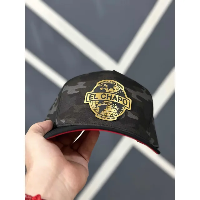 Gorra Industrias El Chapo Guzmán Jgl Placa Gold Hatzonefg