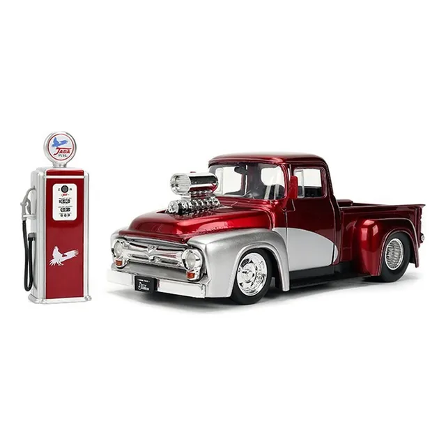 Jada Escala 1:24 Ford F-100 1956 Con Surtidor  De Gasolina