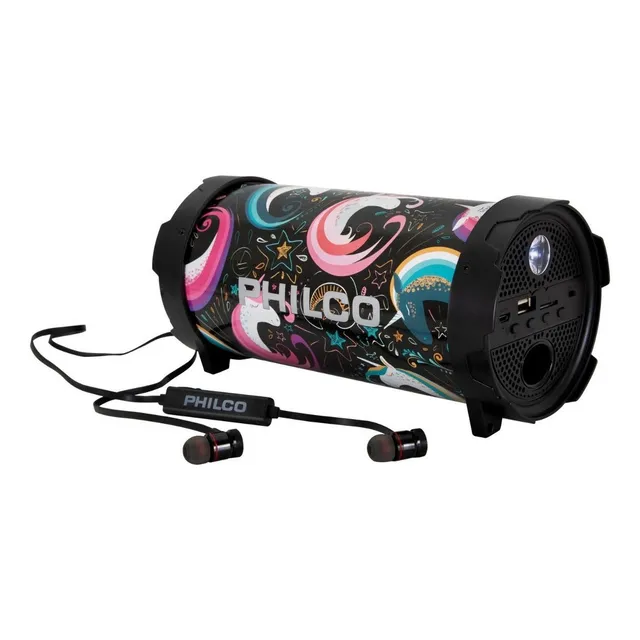 Bazooka Bluetooth Con Audífonos | Philco 