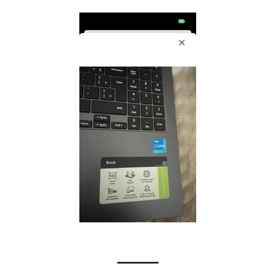 Notebook Samsung Seminovo(mal Foi Usado ),core 13, 256gb