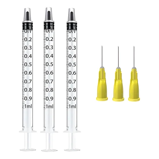 Pack 10 Agujas 30g X 13mm + 10 Jeringas 1ml, Mesoterapia