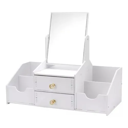 Cajon Organizador Con Espejo Y Repisa