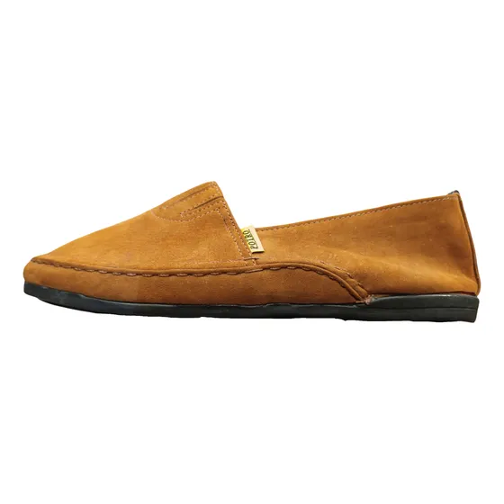 Alpargata Cuero Mocasin Nobuk
