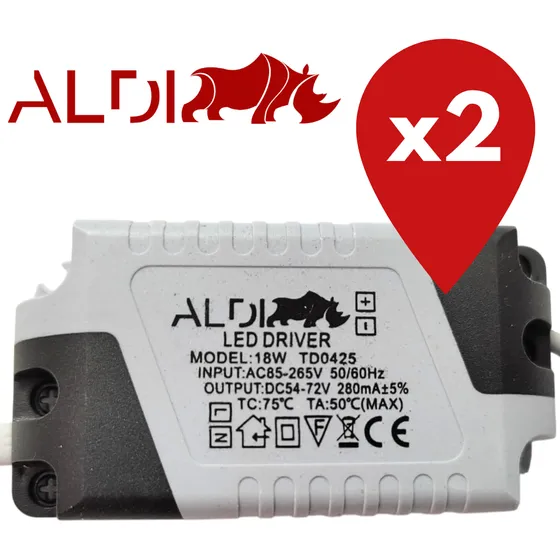 Driver Balastro De 18w Para Lámpara Panel Led 