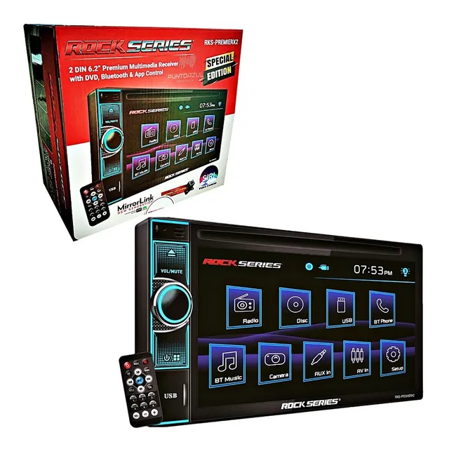 Auto Estéreo 2 Din Rock Series Rks-premierx2 Dvd Bluetooth