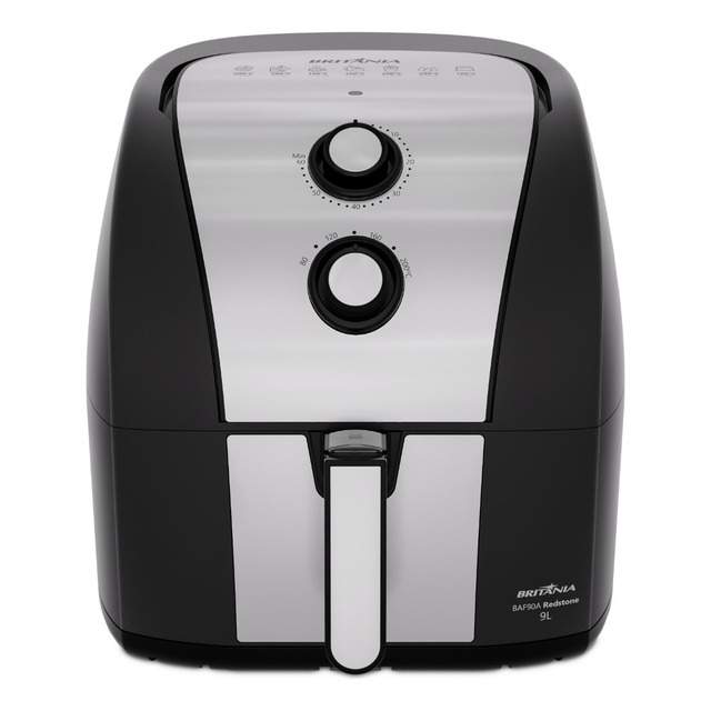 Fritadeira De Ar Baf90a 9l 2000w Antiaderente Preto Britânia 127v