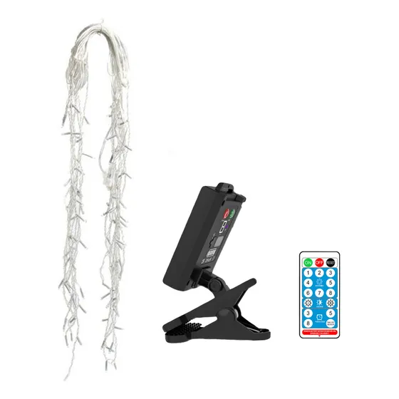Nuevo Luz De Cortina Solar Led, 8 Modos, Ip68, Tipo Clipe,