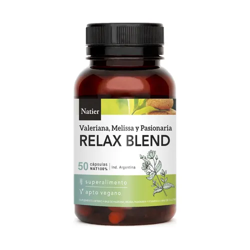 Suplemento Natier Relax Blend X 50 Cápsulas