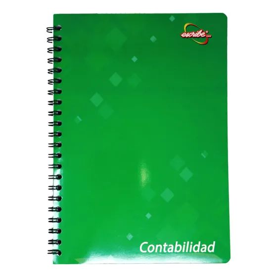 Cuaderno Espiral A4 100hjs 3 Columnas Contabilidad Order