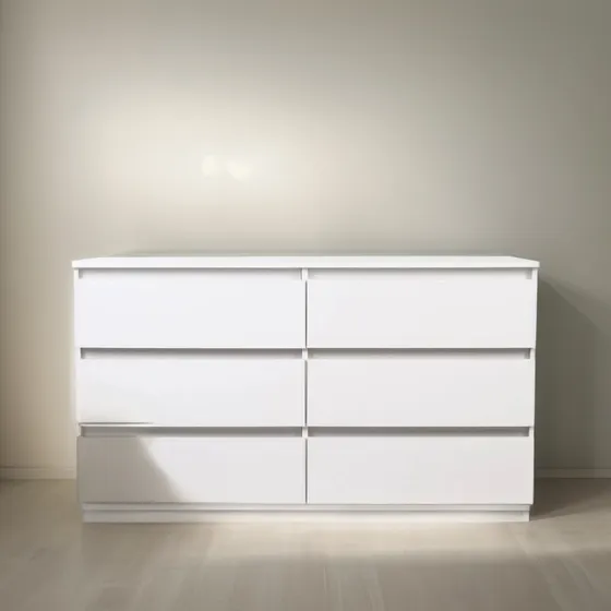 Cómoda Cic Nórdica Blanco 6 Cajones