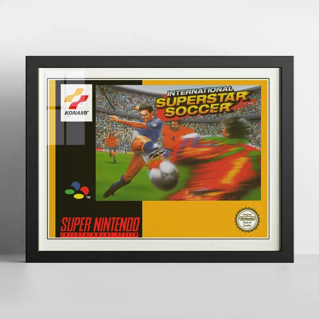 Cuadro Gamer - International Superstar Soccer - Nintendo