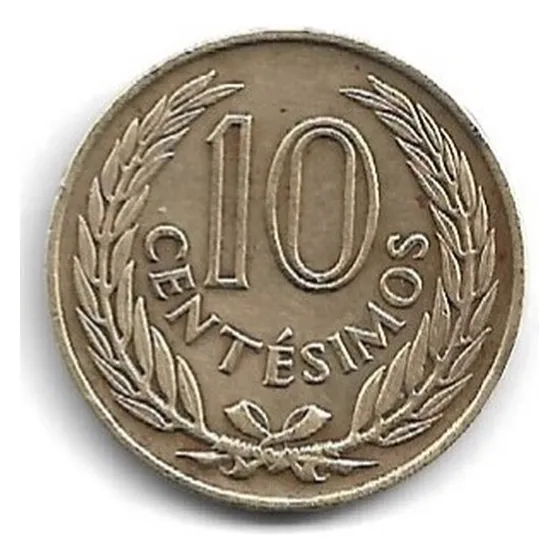 Moeda 10 Centésimo Uruguai, Artigas, 1960