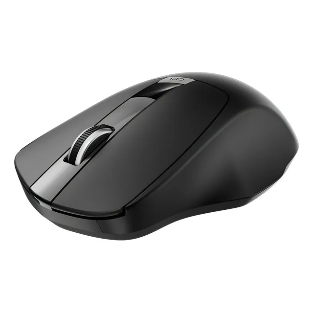 Mouse Inalambrico Ergonomico 4 Botones Klip Xtreme Negro
