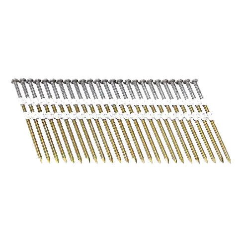 Caja De 2,500 Clavos Galvanizados 21 Grados, 3 Pulgadas