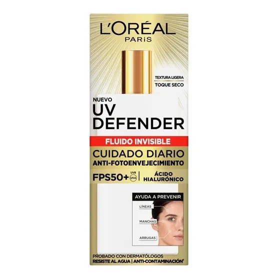 Loreal Uv Defender Fluido Export Fps50 40g