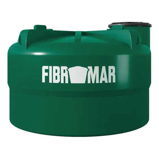 Tanque 5.000 Litros Verde Polietileno Fibromar