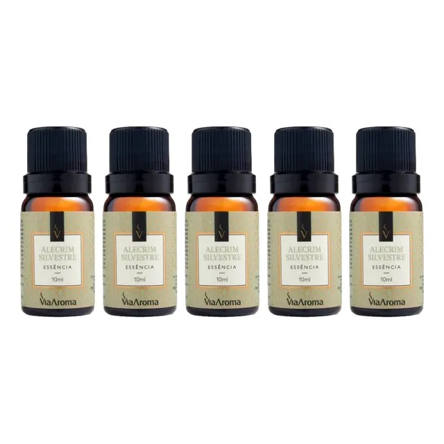 5 Essências Via Aromas Aromatizador Difusor Elétrico 10ml