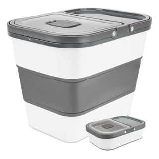 Contenedor Para Alimento Mascotas Plegable Con Ruedas 15kg Contenedor Para Alimento Mascotas Plegable Con Ruedas 15kg